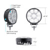 3 7/8-Inch Round 9 LED High Power Work Flood Light