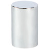 Chrome Cylinder Hubcap Nut Cover, Push On Chrome Cylinder Hubcap Nut Cover, Push On