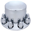 Chrome Dome Rear Axle Cover With 1-1/2 Inch Push-On Standard Nut Covers Chrome Dome Rear Axle Cover With 1-1/2 Inch Push-On Standard Nut Covers