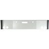 Freightliner FLD112 FLD120 SBA 1989-2009 16 Inch Wrap Around Bumper W/ Tow, Vent & 4 Rnd 4 Inch Light Holes