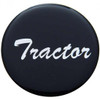 Glossy Black Tractor Air Valve Sticker For Small Dash Knob