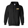 Chrome Shop Mafia Black Pull Over Hoodie with Gray Truck Logo on Back - Large Chrome Shop Mafia Black Pull Over Hoodie with Gray Truck Logo on Back - Large