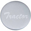 Tractor Silver Glossy Air Valve Knob Sticker