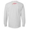 Ash Gray Long Sleeve T-Shirt with Stacked 4 State Trucks Logo - Medium