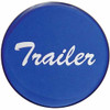 Glossy Blue Trailer Air Valve Sticker For Small Dash Knob
