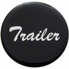 Glossy Black Trailer Air Valve Sticker For Small Dash Knob