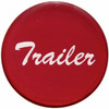Glossy Red Trailer Air Valve Sticker For Small Dash Knob