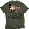 Big Rig Tee Waving Flag POW-MIA Short Sleeve T-Shirt - X-Large Big Rig Tee Waving Flag POW-MIA Short Sleeve T-Shirt - X-Large