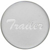 Glossy Silver Trailer Air Valve Sticker For Small Dash Knob