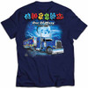 Big Rig Tee One of Many Autism Awareness Short Sleeve T-Shirt - X-Large