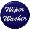 Glossy Blue Wiper Washer Sticker For Small Dash Knob