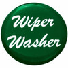 Glossy Green Wiper Washer Sticker For Small Dash Knob