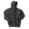 Diesel Life Neon Green Turbo Got Boost Logo Charcoal Hoodie - Small