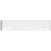 20-Inch Chrome American Road Runner Mitered Corner Bumper For International 9900I,  9900IX, With 2 Tow Holes and 4 Oval Light Holes