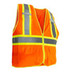 High Visibility Reflective Orange Safety Vest - Small