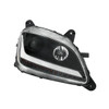 Passenger Side Black Projection Headlight W/ LED Position & Sequential Signal For Peterbilt 579