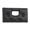 Quilted Diamond Vinyl W/ Buttons Glove Box Door Cover- Black For Kenworth T660, T880 & W900
