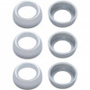 Chrome Toggle Switch Nut Cover For Peterbilt (Pack Of 6)
