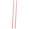 Red 4 Foot Fiberglass Whip Antenna- Pair