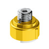 M30 X 3.5 Thread- On Gearshift Adapter W/ LED Mount- Electric Yellow For Eaton- Fuller 9/10 Speed