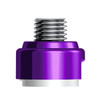 M30 X 3.5 Thread- On Gearshift Adapter W/ LED Mount- Candy Purple For Eaton- Fuller 13/15/18 Speed
