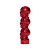 1/2 Inch- 13 Thread On 3 Skull Shift Knob- Candy Red