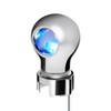 Thread- On Charlotte Style Gearshift Knob Adapter W/ Blue LED- Chrome For Eaton- Fuller 13/15/18 Speed