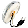 2 Inch 9 Diode LED Light W/ Snap On Bezel - Amber LED / Clear Lens