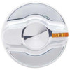 Chrome Signature AC Control Knob With Indent  For Kenworth