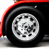 Chrome Rear Axle Cover Kit W/ 33mm Thread-On Lug Nut Covers