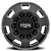 22.5 X 8.25 Inch Gloss Black Aluminum Luxe Outside Drive Wheel W/ Milled Lip