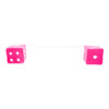 3 X 3 Inch Classic Hanging Fuzzy Dice- Pink