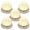 5 Pack Of 3.5 Inch Large Watermelon Style Dual Function Light W/ Warm White LED & Clear Lens By Legendary