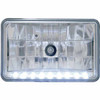 4 X 6 Inch Rectangular 9 Diode LED High Beam Headlight
