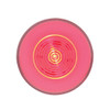 2.5 Inch Round 9 Diode GLO Clearance & Marker - Red LED / Clear Lens