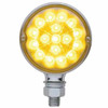 Amber 17 LED Dual Function Reflector Single Face Light
