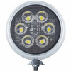 5 Inch 6 Diode LED Chrome Work Light W/ 750 Lumens & Clear Lens