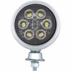 4.75 Inch 6 Diode High Power Round Work Light W/ Teardrop Style Stainless Steel Housing