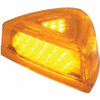 37 Diode Amber LED Turn Signal LED Light For Peterbilt 357, 365, 367,378, 379 With Amber Lens & Chrome Base
