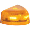 37 Diode Amber LED Turn Signal LED Light For Peterbilt 357, 365, 367,378, 379 With Amber Lens & Chrome Base