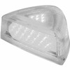 37 Diode Amber LED Turn Signal LED Light For Peterbilt 357, 365, 367,378, 379 With Clear Lens & Chrome Base
