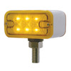 6 Diode Amber & Red Dual Function Double Face LED Light