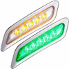 Dual Revolution Amber Turn And Marker To Green Auxiliary Door Led Light - Driver Side