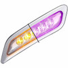 Dual Revolution Amber Turn And Marker To Purple Auxiliary Door Led Light - Driver Side