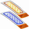 Dual Revolution Amber Turn And Marker To Blue Auxiliary Fender Led Light - Passenger Side