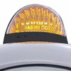 Gloss Black Guide 682-C Headlight Housing With Chrome Bezel, 5 Diode Amber Dual Function Signal - No Bulb