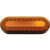 6 Inch Mirage Amber LED Oval Clearance, Marker & Turn Signal Light W/ 24 Diodes & Amber Lens