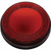 4 Inch Round Mirage Red Stop, Turn & Tail LED Light W/ 24 Diodes & Red Lens