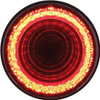 4 Inch Round Mirage Red Stop, Turn & Tail LED Light W/ 24 Diodes & Red Lens