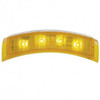 4 Diode Dual Function Replacement Light For Single Round Headlight W/ Turn Signal In Bezel - Amber LED / Amber Lens